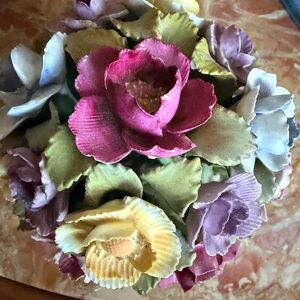 Floral Ceramic Bouquet - Multicolor
